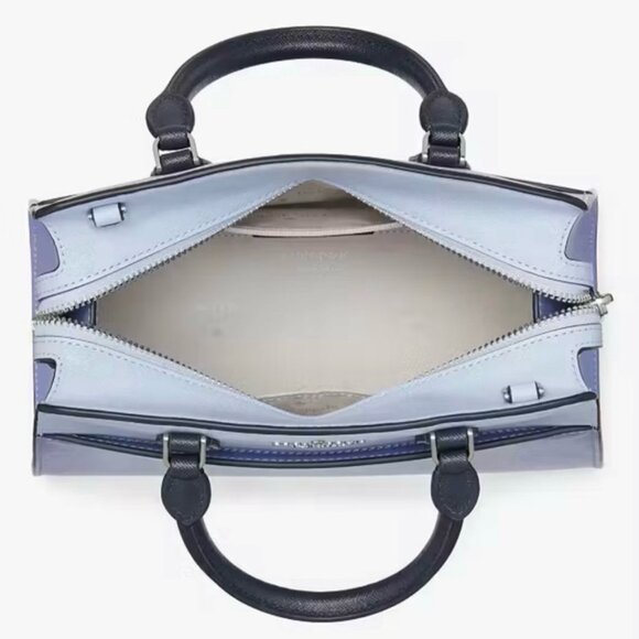 ♠️ NWOT Kate Spade Madison Small Satchel Purple/Lavender color block MSRP 429 ♠️ - Picture 8 of 9